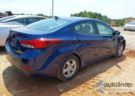 2015 Hyundai Elantra Se/Sport/Limited z USA, uszkodzony, nr VIN 5NPDH4AE7FH585344